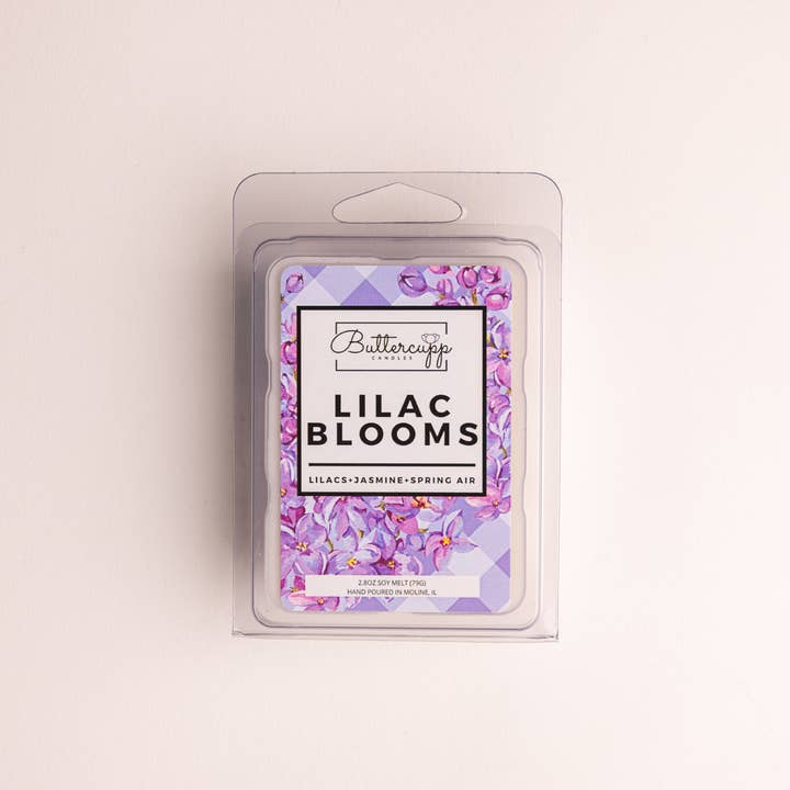 Buttercupp Candles – wholesale Burkljus – Lila blommar soja vax ljus och smälter