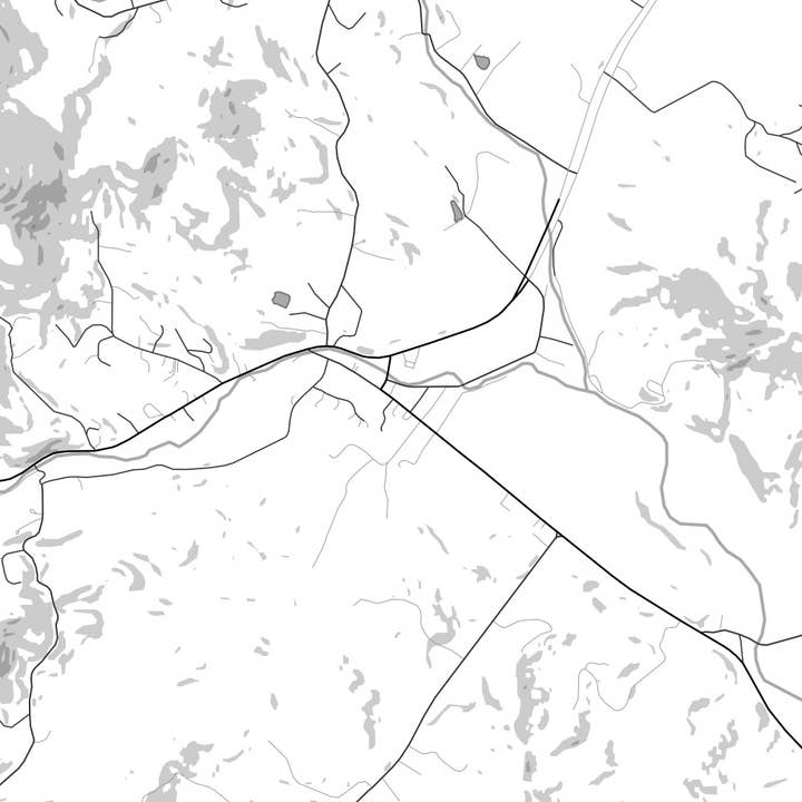 JACE.design - Wholesale Art Print - Sperryville VA Map Print Classic2