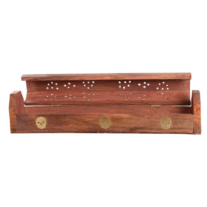 Benjamin International - Wholesale Incense Holder - Sugar Skull 12" Incense Box