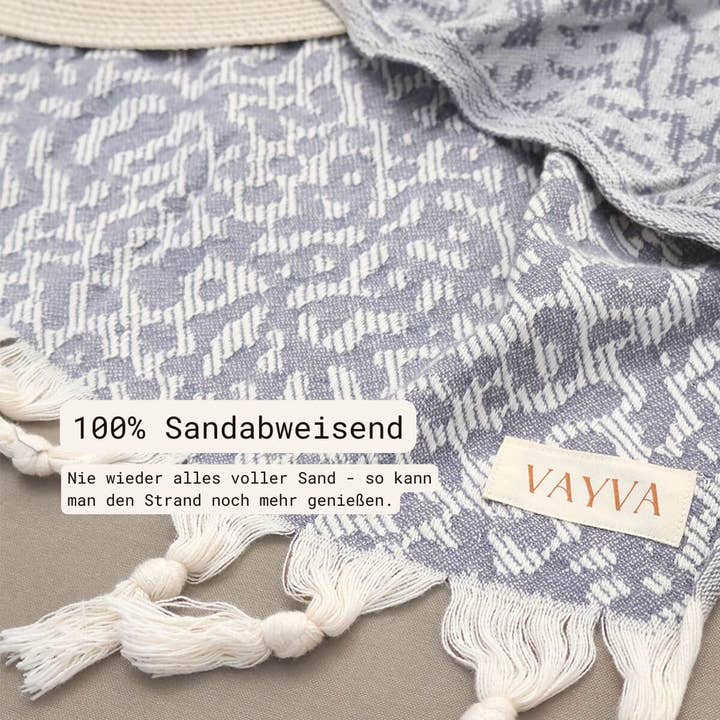 VAYVA - Wholesale Beach Towel - Cotton Towel | Beach Towel | Hammam Towel Mykonos