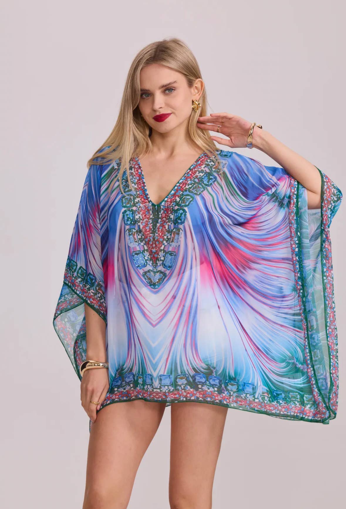Frime – Engroshandel Kimono - Dame – Strandtop - 53616
