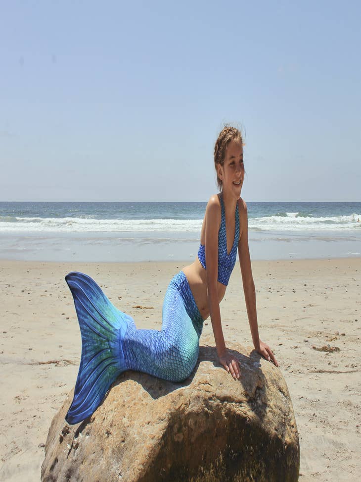 Aurora Borealis Mermaid Bikini Set
