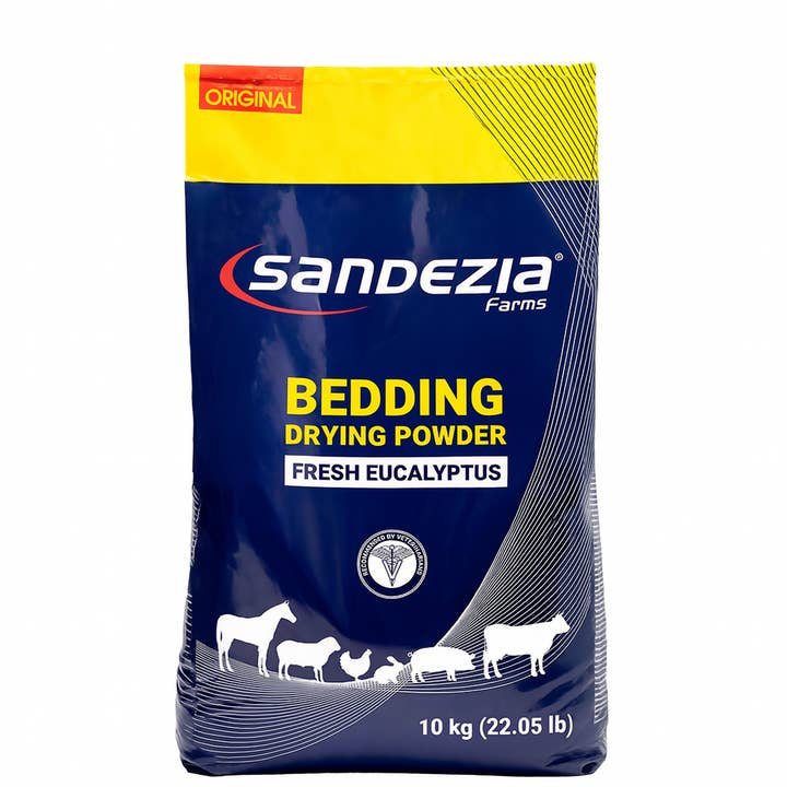 Sandezia Bedding Drying Powder - Order Eliminator, Fresh Eucalyptus for wholesale by Smart Horse Gear