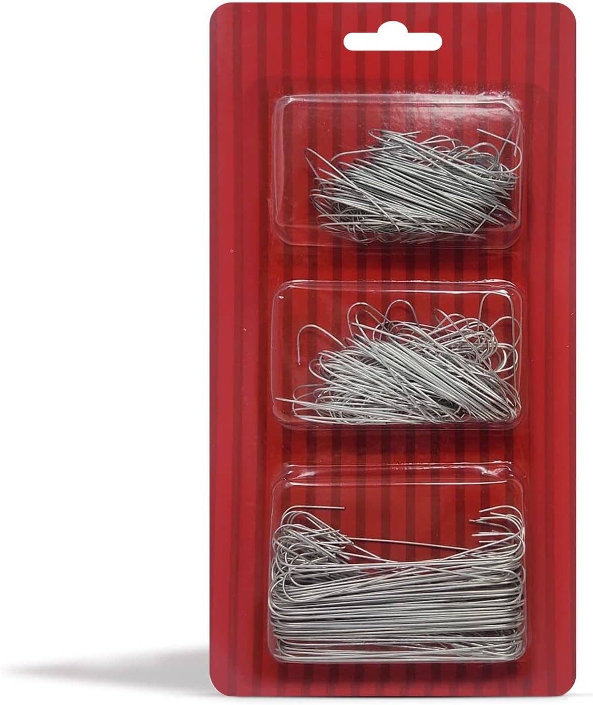 Innovarix - Wholesale Safety Pin - Silver Ornament Hooks - Decorating Hangers 300ct0