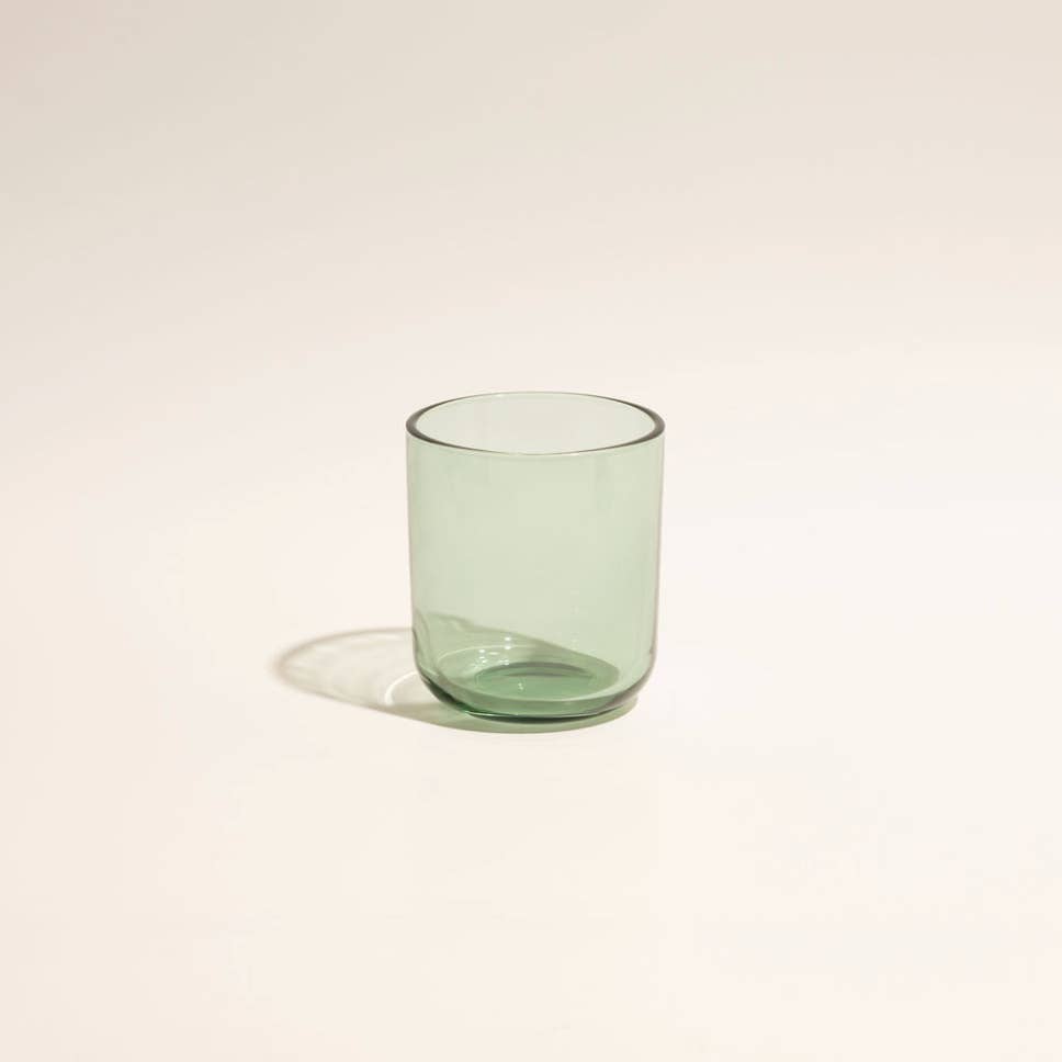 Hive and Honey Candle Supply - Wholesale Candle Holder - 8 oz Transparent Green Candle Jar