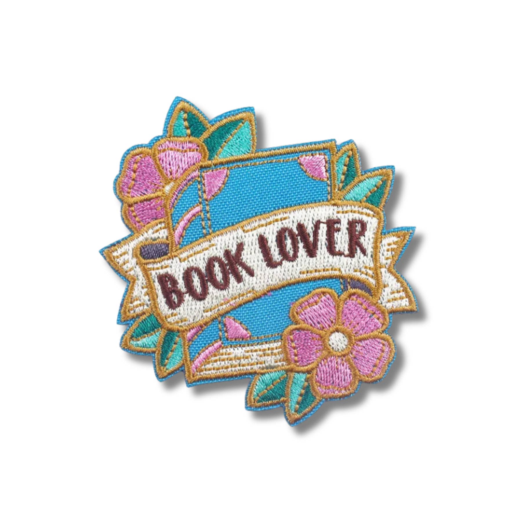 Love, Paige Designs - Wholesale Patch - Book Lover Embroidered Iron On Patch