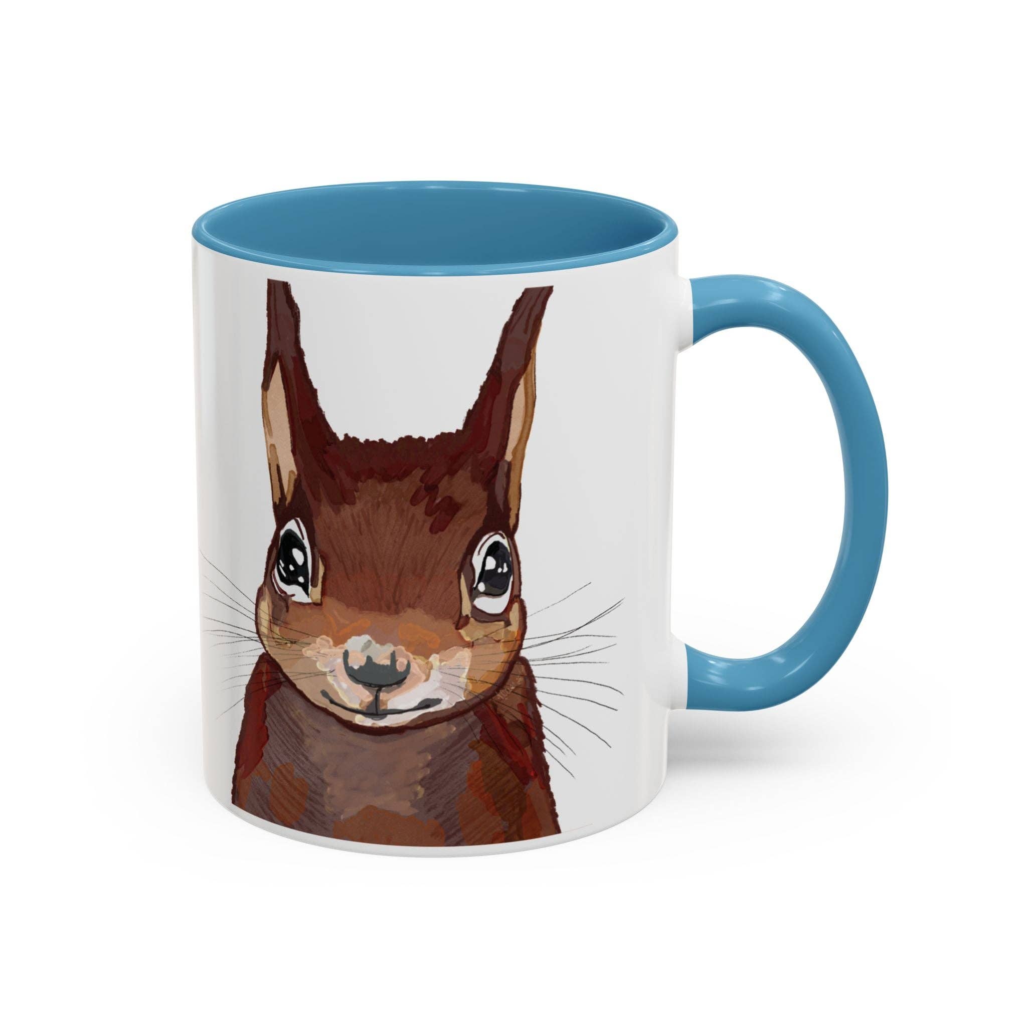 Blue Cava - Wholesale Coffee Mug - Squirrel Two Tone Coffee Mugs (11oz & 15oz)24