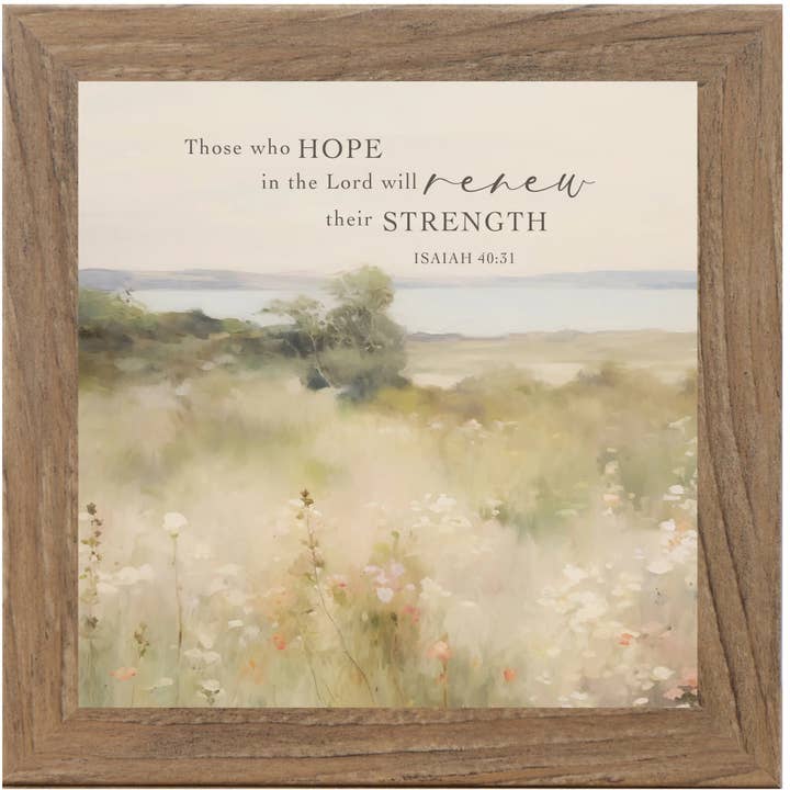 Summer Snow Art - Wholesale Art Print - Those Who Hope In The Lord Will Renew Their Strength Isiah