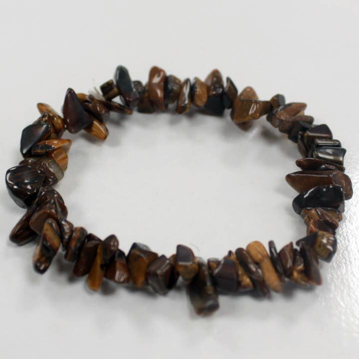 Chipstone armband - Tiger Eye voor wholesale door AWGifts Europe