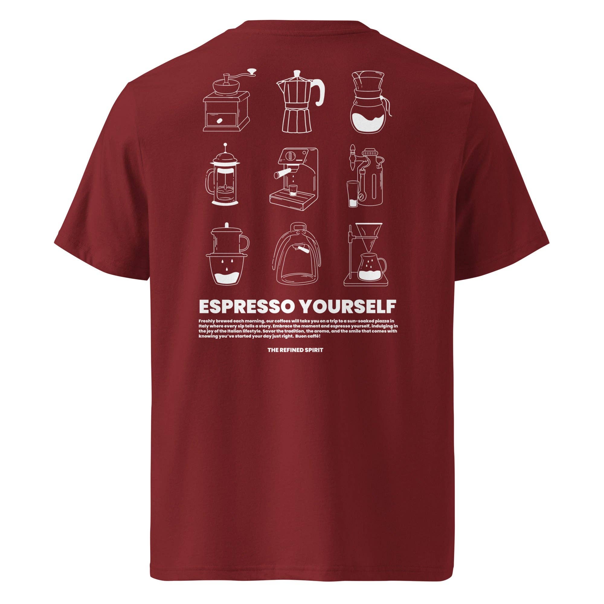 The Refined Spirit - Vente T-shirt sérigraphié – unisexe - T-shirt bio Espresso Yourself2