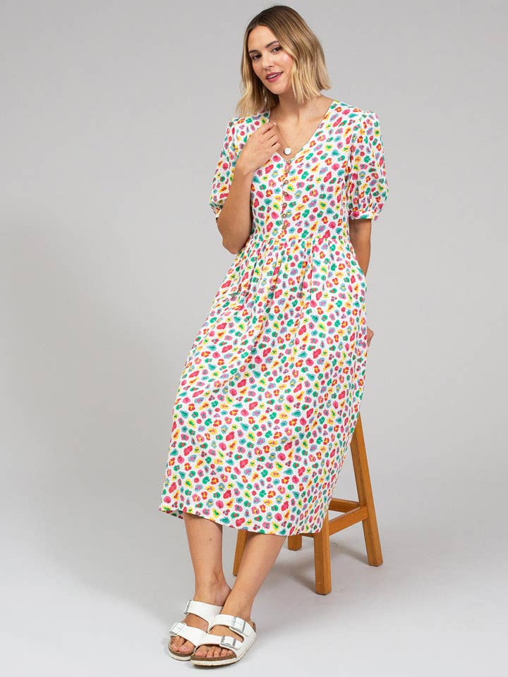 Worgret Muslin Dress Wild And Free for wholesale by Kite Clothing