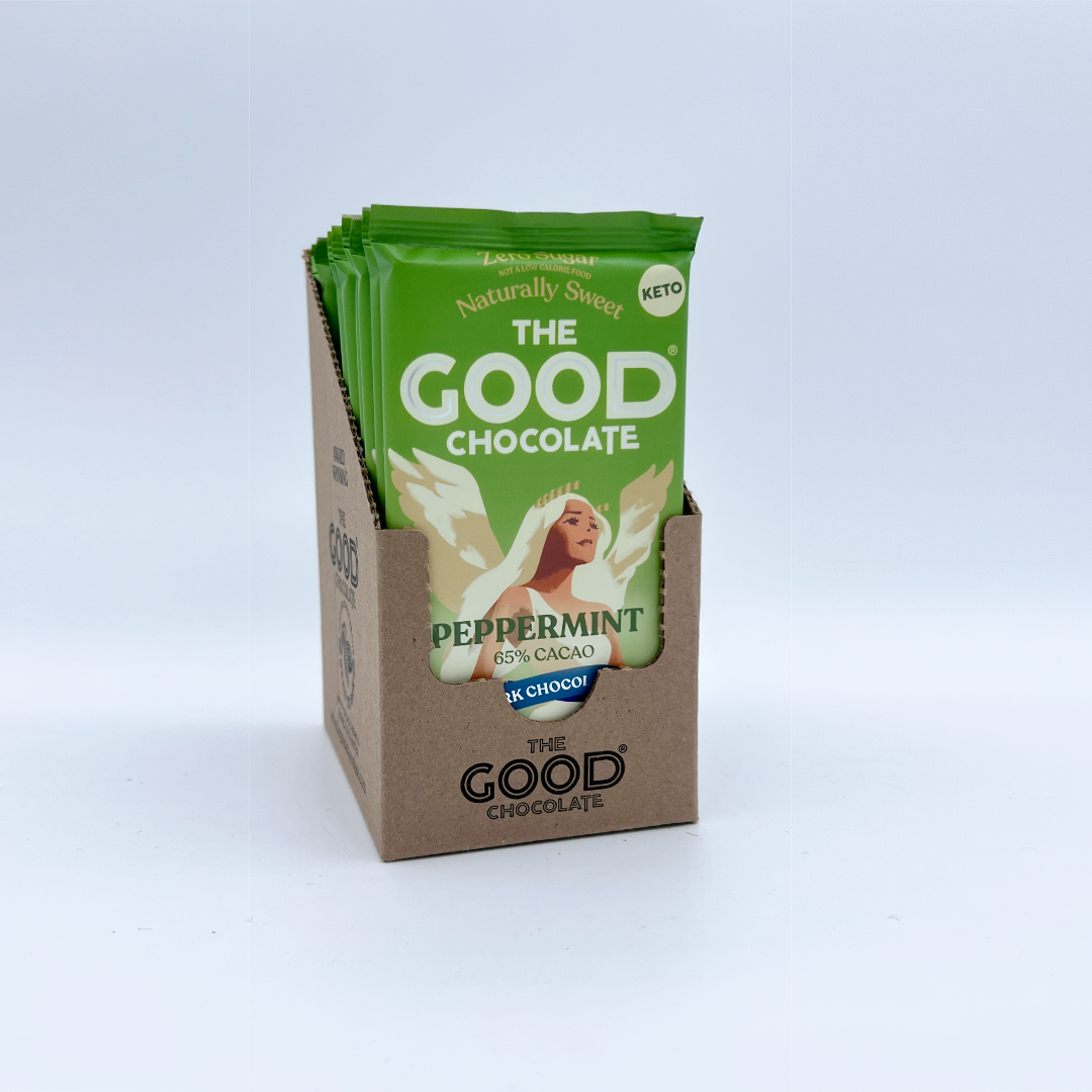The Good Chocolate - Wholesale Chocolate Bar - Mint Chocolate Bar / 2.5 oz3