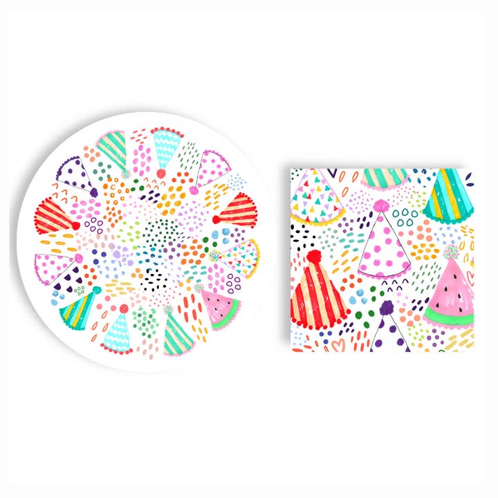 Fabuplates - Wholesale Disposable Plate - Birthday Party Plates + Napkins | Curated Bundle Option