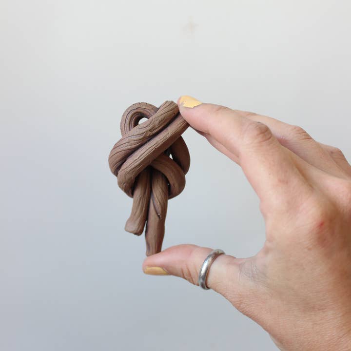 Cold Mountain Ceramics - Wholesale Decorative Tabletop Object - Ceramic Wood Knots2