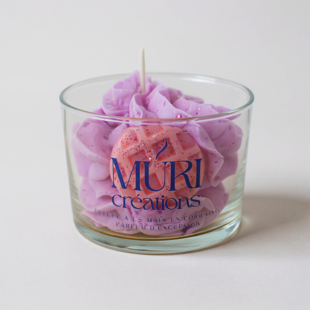 MURI CREATIONS - Wholesale Novelty Candle - 150ml Candle Cotton Candy2
