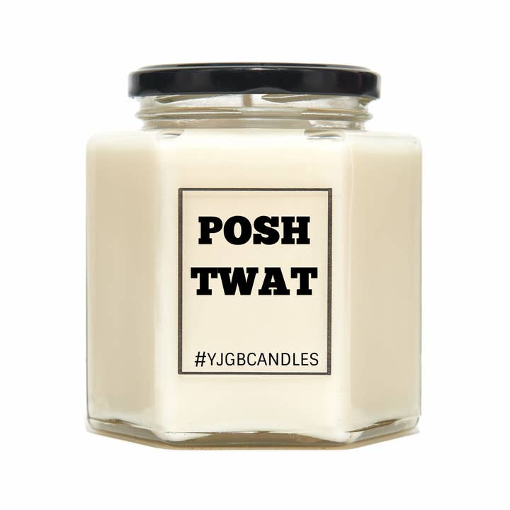 Lindsay Lucas Candles - Wholesale Jar/Filled Candle - Posh Twat Scented Candle