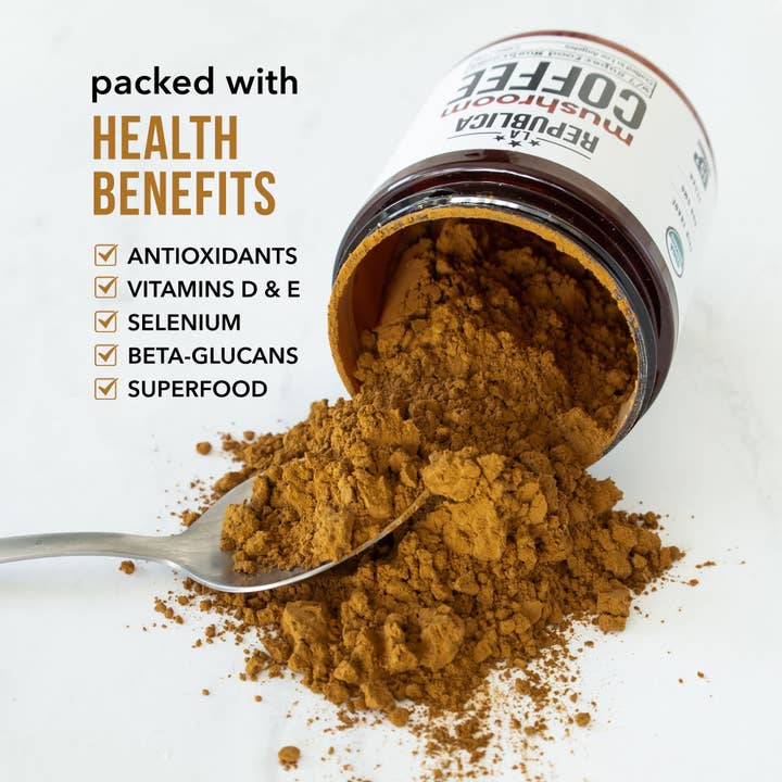 La Republica Coffee - Wholesale Instant Coffee/Espresso - La Republica USDA Organic DECAF Mushroom Coffee