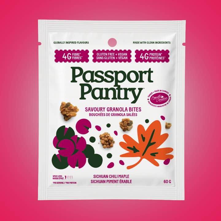 Sichuan Maple Granola Bites | Gluten & Seed Oil free, Vegan for wholesale by Passport Pantry