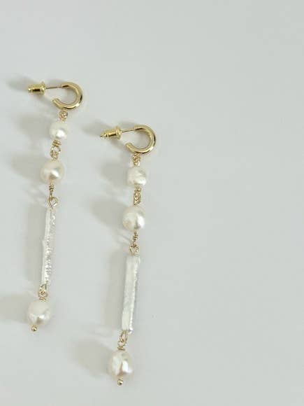 La Perlita Drop Earrings for wholesale by Tramps+Thieves