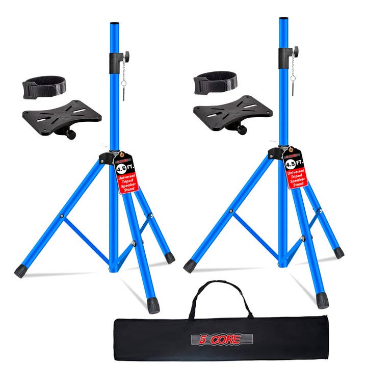 5Core Speaker Stand Adjustable PA DJ Tripod Mount Heavy Duty for wholesale by K Cube Inc
