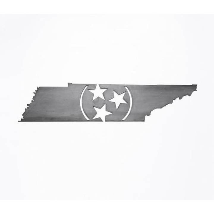 Highland Ridge | Handmade Home Decor - Wholesale Wall Accent - Tennessee Tri-Star Metal Art5