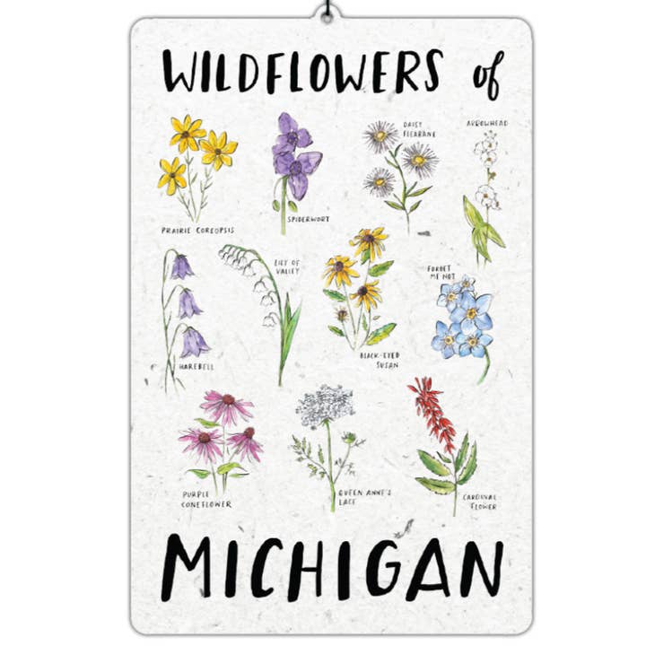 City Bird - Wholesale Car Freshener - Unisex - Wildflowers of Michigan Air Freshener0