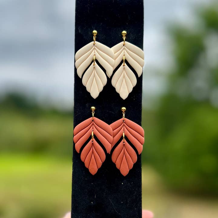 Hold Fast Handmade - Wholesale Dangle Earrings - Autumn Leaf Earrings0