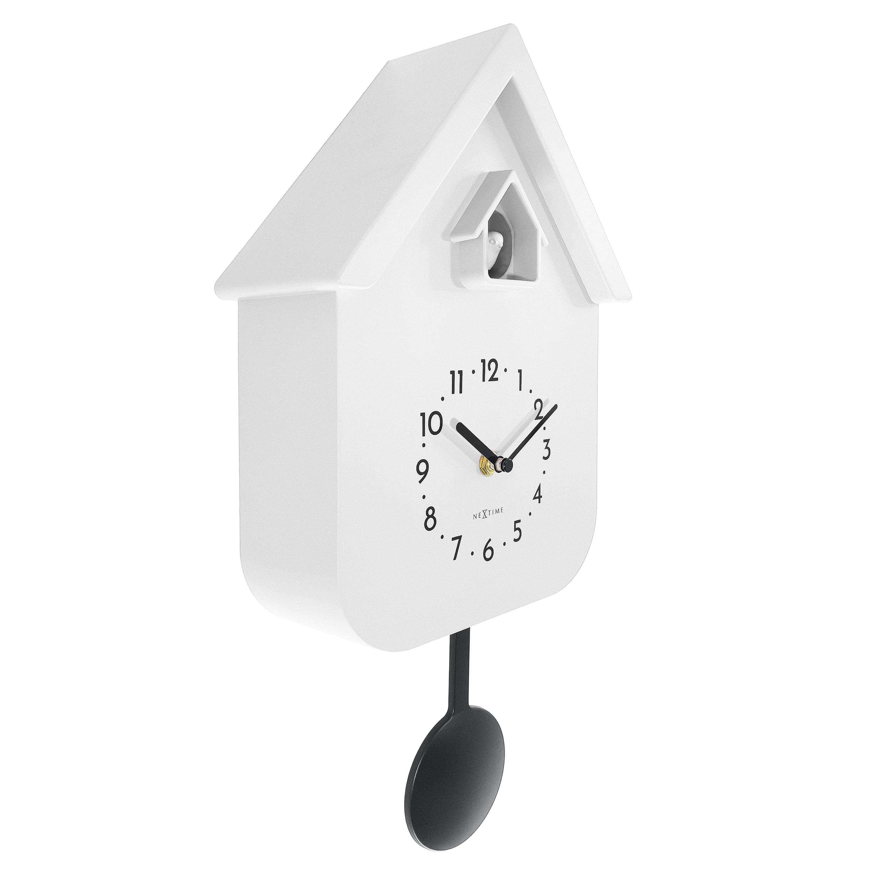 NeXtime - Wholesale Wall Clock - Wall clock 21.5x41.5x8.5cm - Pendulum - Cuckoo -NeXtime 'Twitter'11