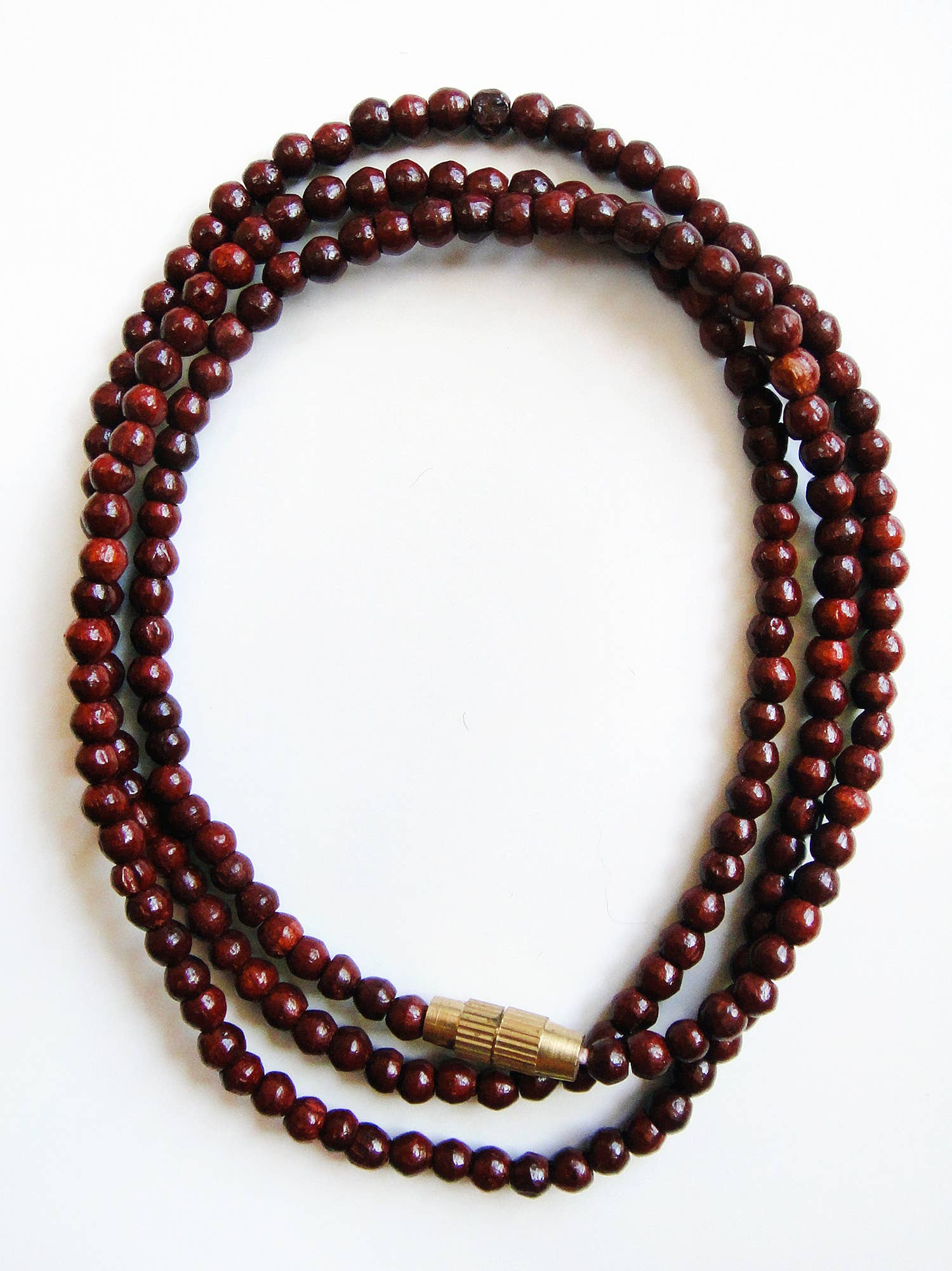 Tika - Wholesale Beaded/Pearl Necklace - Wood Necklace- 3mm10