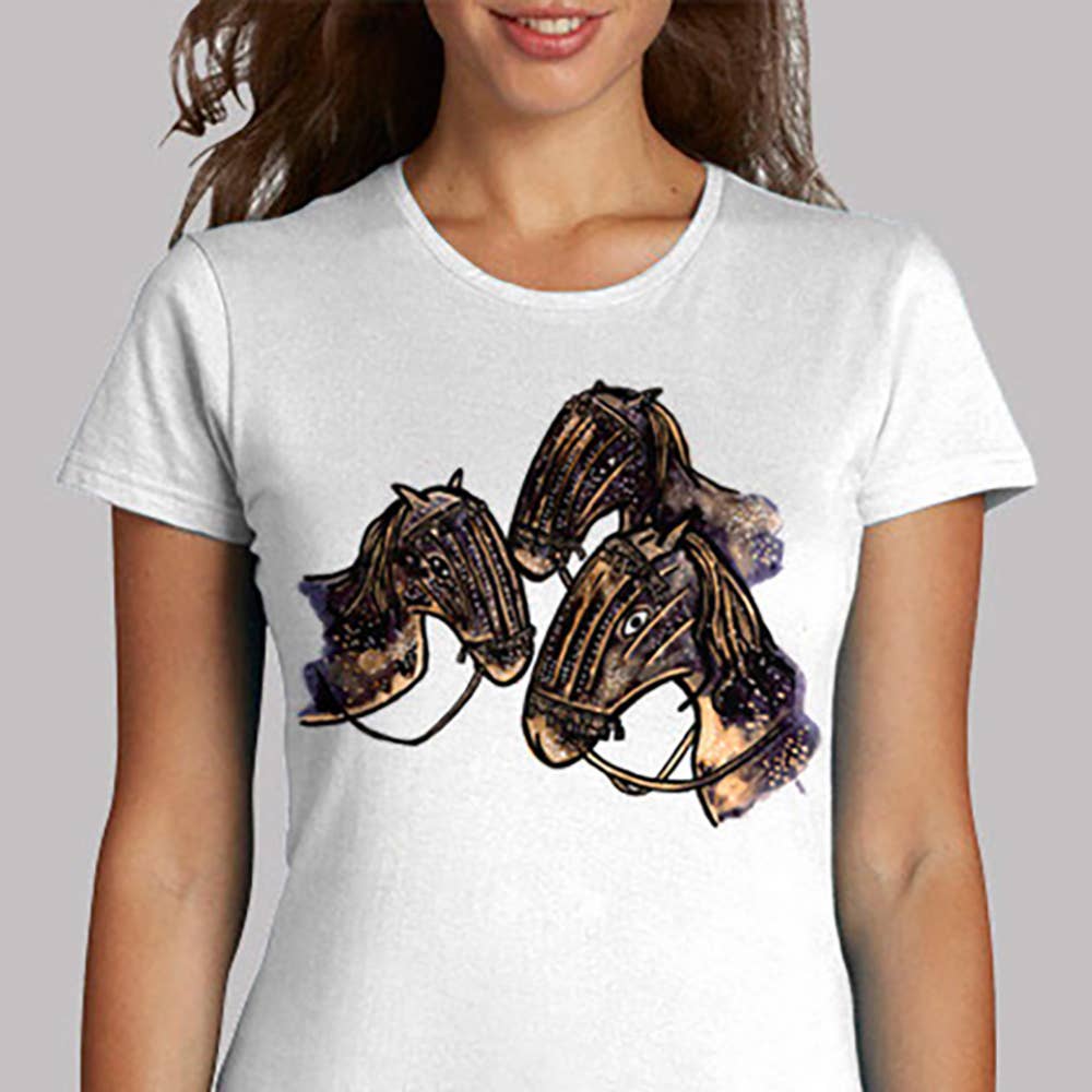 Estellicas - Wholesale Screen Printed T-Shirt - Women's - Caballicos Chepe de Estella T-shirt (Women)0