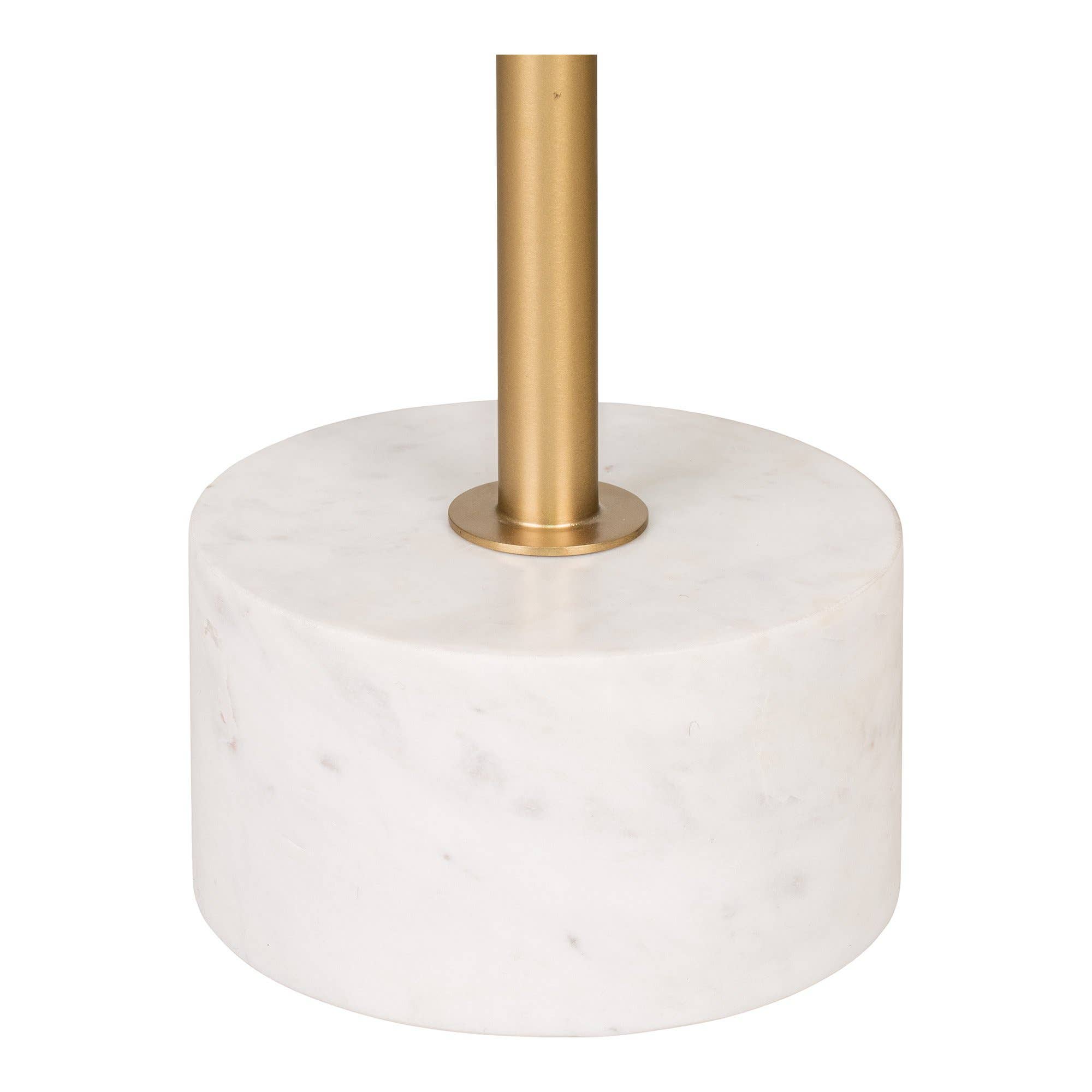 Lecco Side table brass and marble Ø51x52 cm for wholesale on Faire1