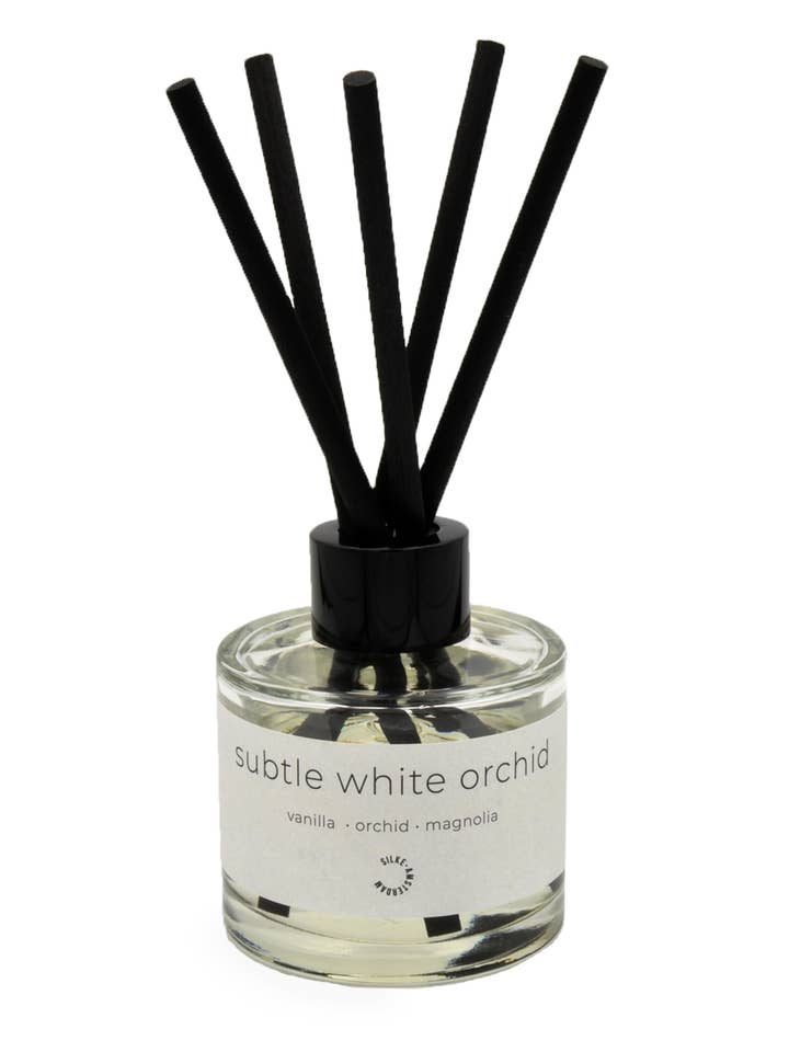 Reed diffuser | Subtle White Orchid | 100 ml | Floral Scent for wholesale by Silke-Amsterdam