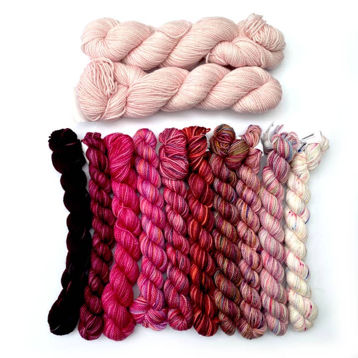 Koigu Wool Designs – Engroshandel Strikke-/hækleartikler – Grevillea tørklæde garnpakker8