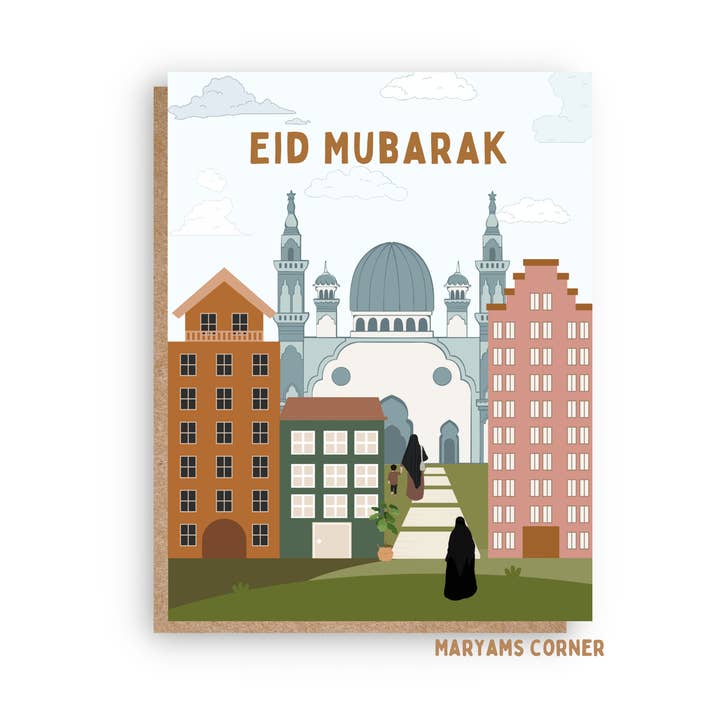 Tarjeta de oración del Eid para venta al por mayor de Maryams Corner