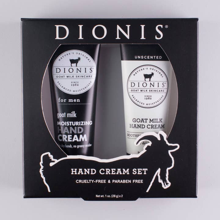 Men's Hand Cream Duo for wholesale by Dionis Goat Milk Skincare