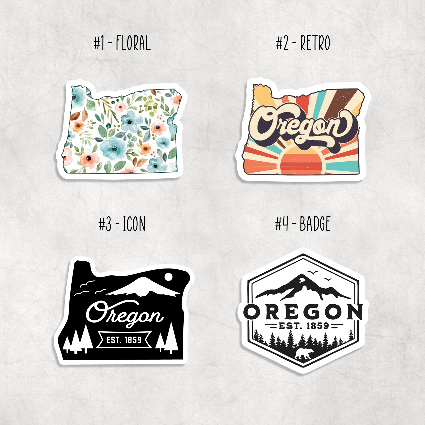 Expression Design Co – wholesale Sticker – Oregon Stickers1