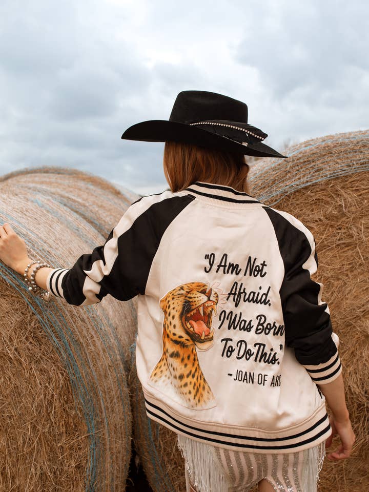 Cream and Black Jacket for wholesale by Rodeo Quincy