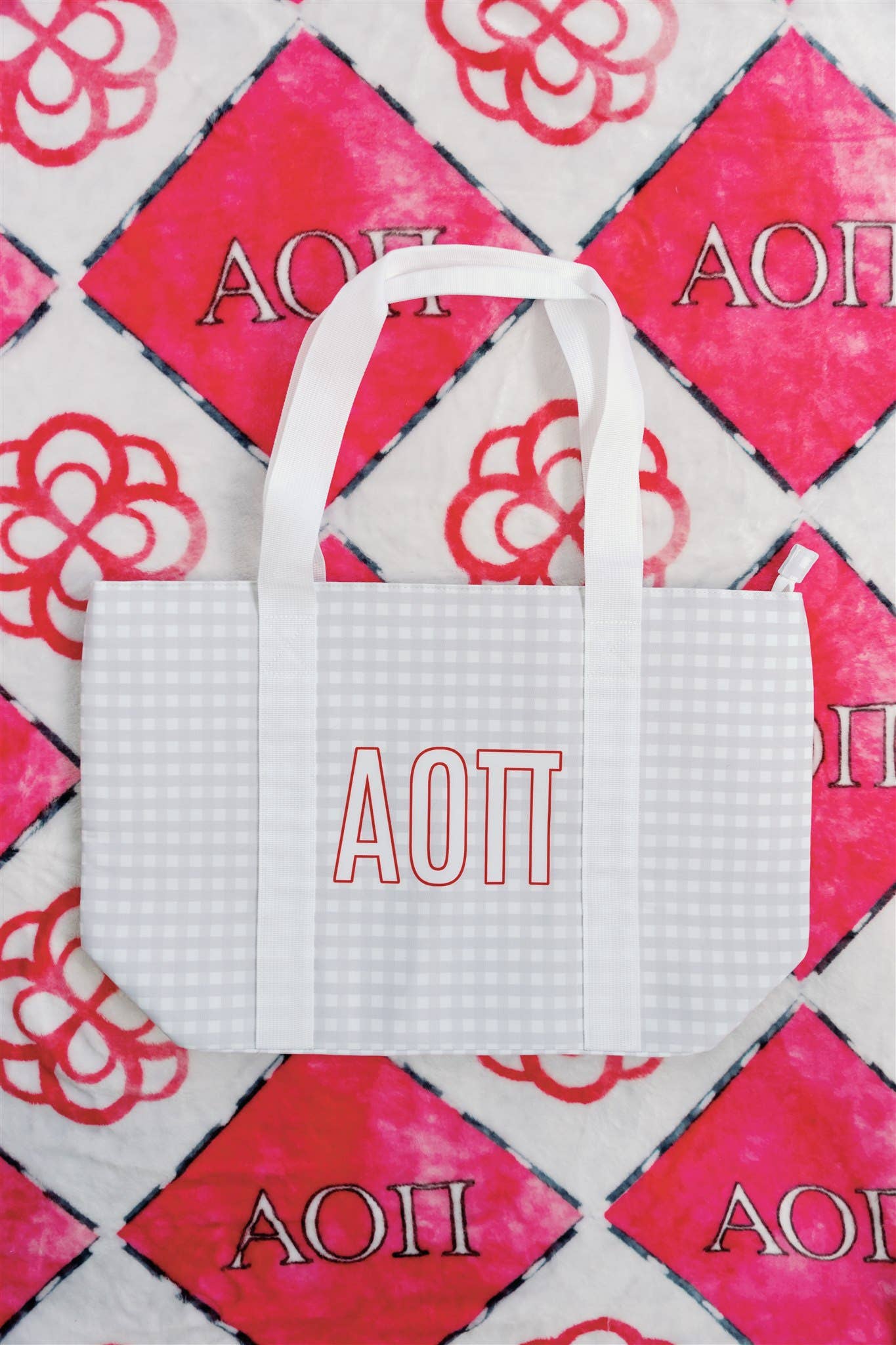 Gracefully Made Art - Wholesale Tote Bag - Women's - Alpha Omicron Pi Tote Bag, Sorority1