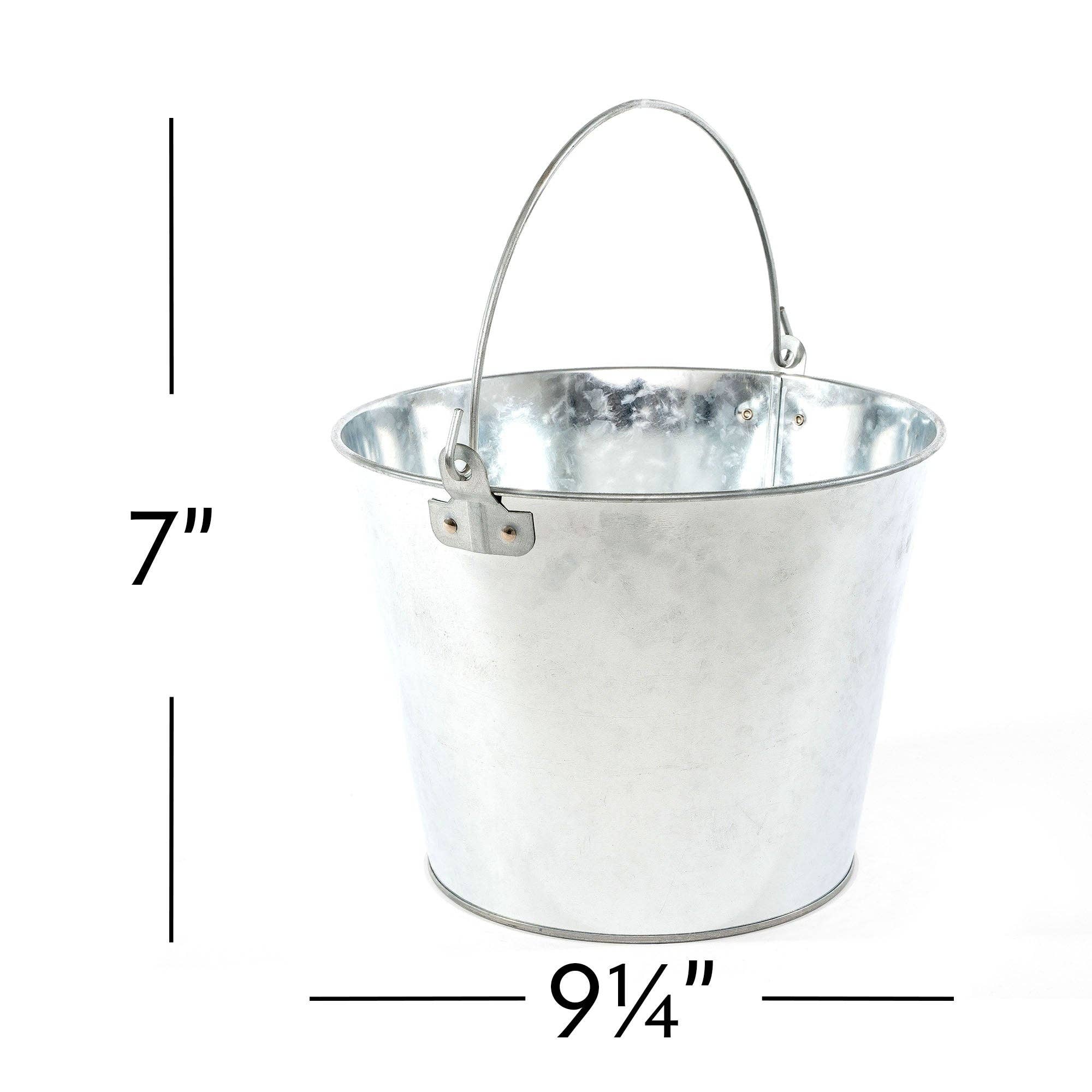 Portofino International Trading, USA - Wholesale Bucket/Pail - Metal Pail Bucket Silver - 1 Gallon4