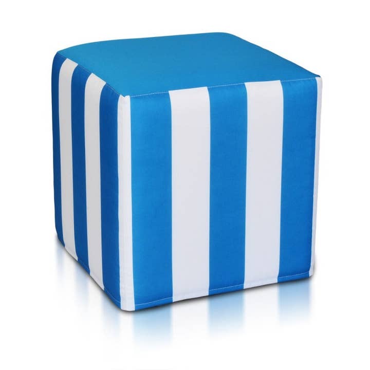 Pufmania - Wholesale Poef - Harde Kubus Poef met Zeemanprint