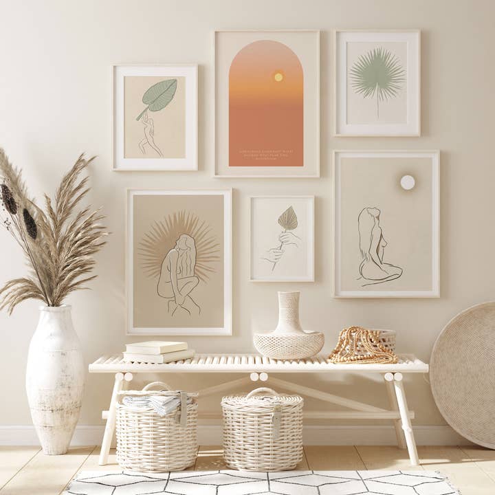 Megan Heloise – Engroshandel Kunsttryk – Nøgen Strand Babe Kunst Print