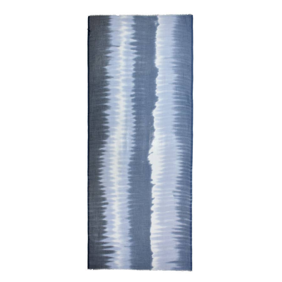 Dupatta Designs – Großhandel Schal – Damen – Milagro Gestreifter Batikschal1