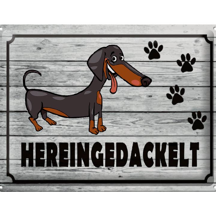 Plåtskylt Anmärkning 30x40 cm Här inkommen Tax Skylt för wholesale av Femer