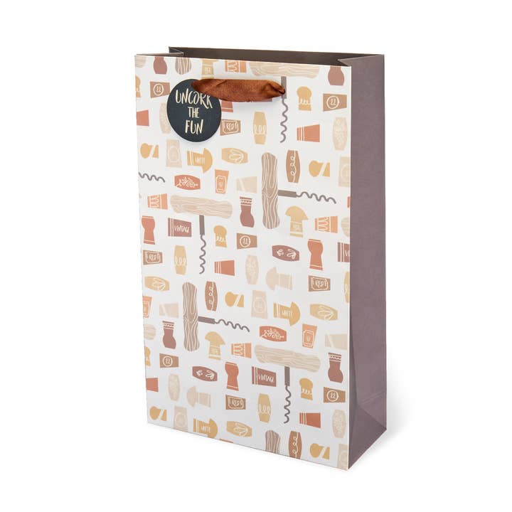 Corks Wine Bag Double Bottle for wholesale by Cakewalk