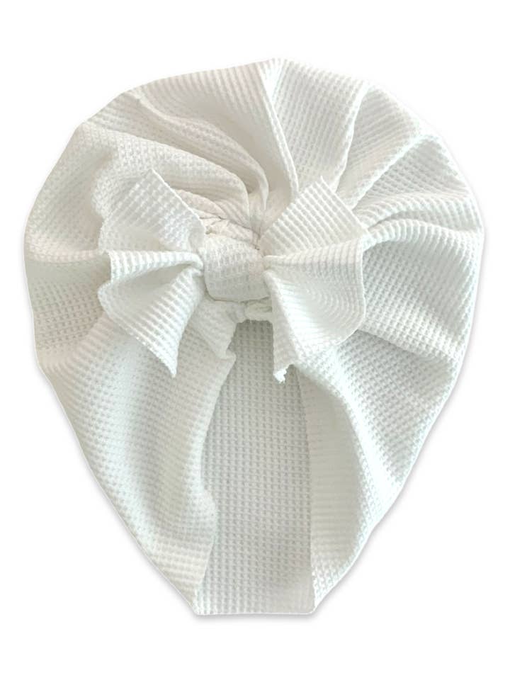 White Waffle Baby Hat for wholesale by Celebrate Your Tribe