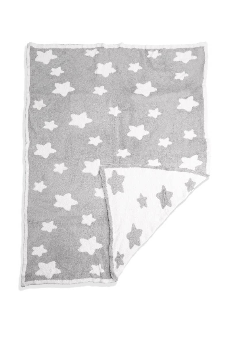 Fashion City - Wholesale Throw Blanket - Star Print Luxury Soft Throw Winter Blanket15