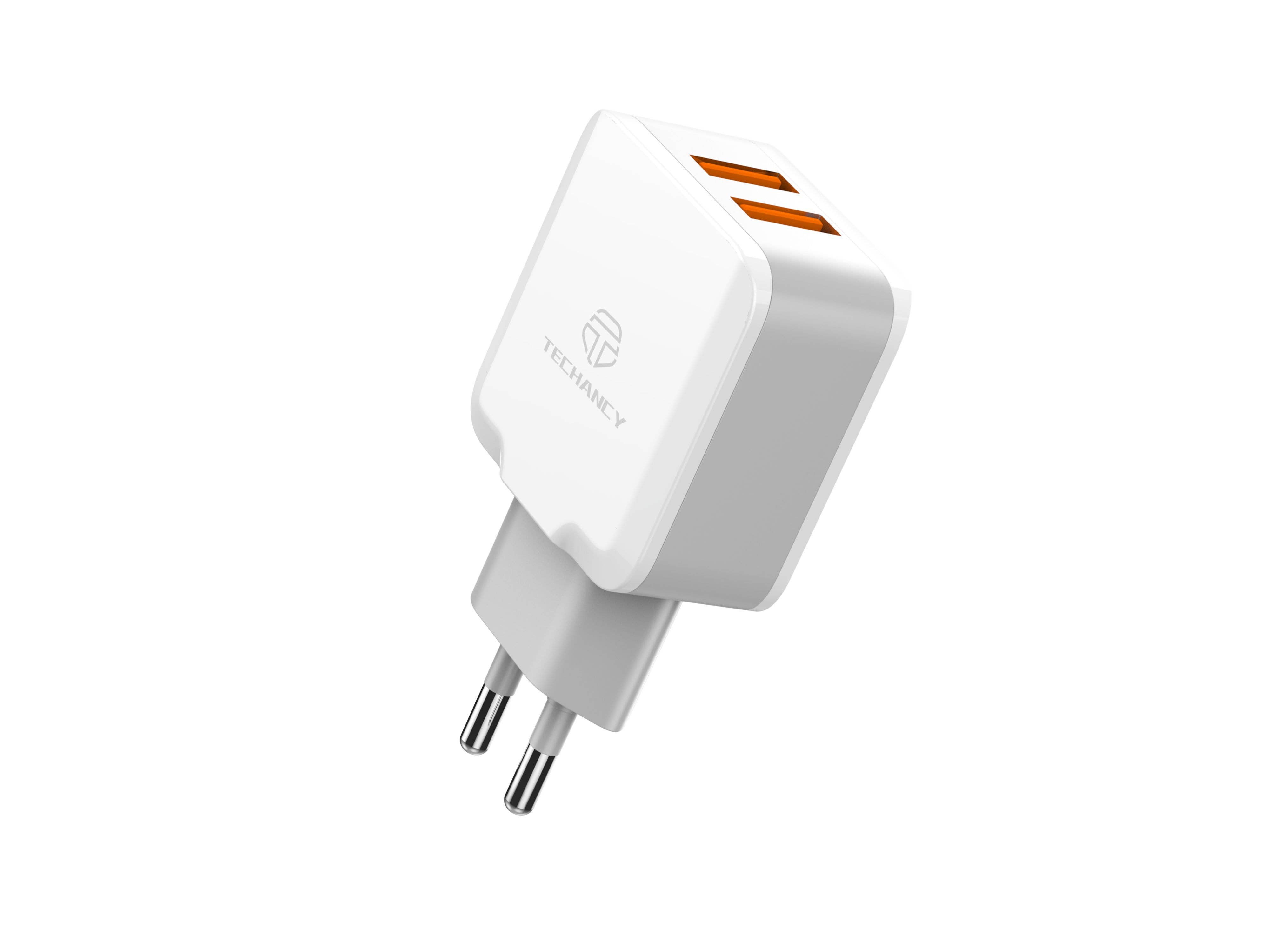TECHANCY - Wholesale Charger - Techancy Wall Charger USB 2.4A, Fast Charging Adapter TA27571