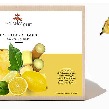 Mélange Jolie Louisiana Sour Cocktail SipKit (Case of Six) for wholesale by Melange Jolie Cocktail SipKits