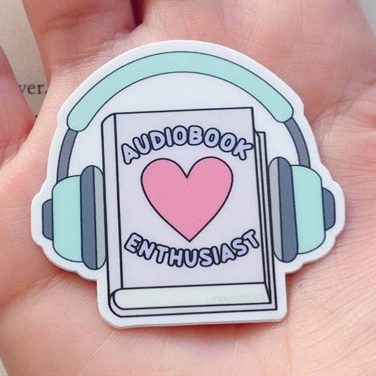 Mini-sticker voor liefhebbers van audioboeken voor wholesale door My Secret Copy