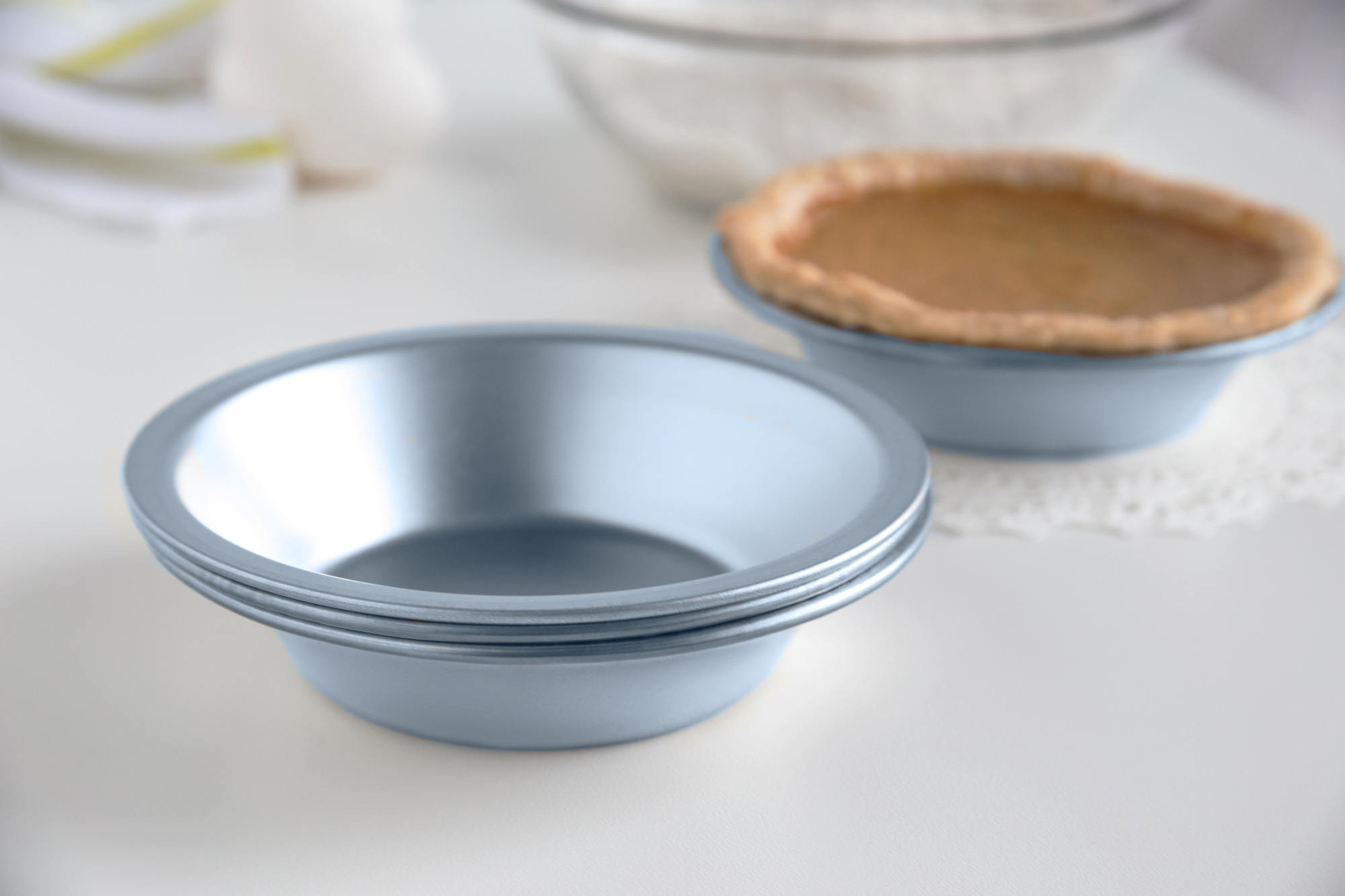 Fox Run Brands – wholesale Baking dish – Fox Run 5 Inch Personal Pie Pans, Set of 4 Premium Non-Stick3